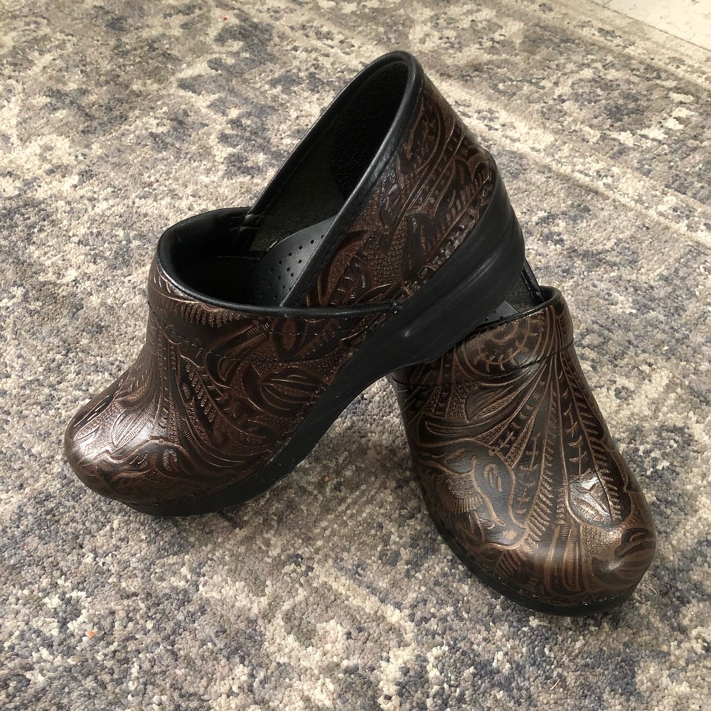 Danskos - Brown, Tooled Size 39